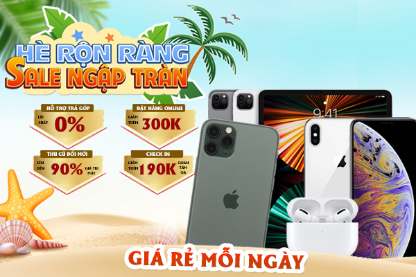 ĐÓN HÈ RỘN RÀNG SĂN IPHONE NGẬP TRÀN TẠI APPLE 123 