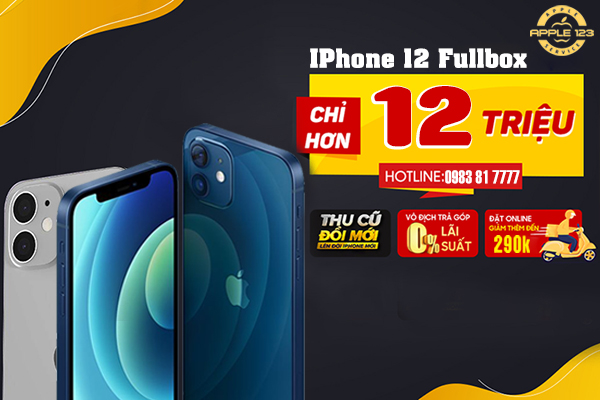 IPHONE 12 FULLBOX GIẢM MẠNH 12 TRIỆU ĐỒNG 